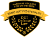 National College for DUI Defense Board Certified Specialist DUI Defense Law